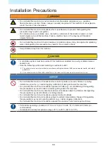 Preview for 11 page of MIMAKI UJV100-160 Safety Precautions