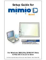 Mimio Board Setup Manual preview