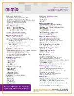 Preview for 4 page of Mimio MimioView Hardware Reference Card