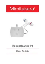 Mimitakara @goodHearing P1 User Manual preview