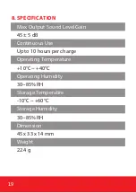 Предварительный просмотр 22 страницы Mimitakara @goodHearing P1 User Manual