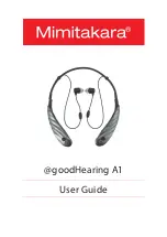 Preview for 1 page of Mimitakara goodHearing A1 User Manual