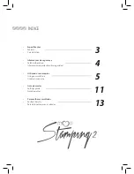 Preview for 3 page of MIMO stamping 2 Owner'S Manual