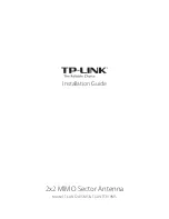 Предварительный просмотр 1 страницы MIMO TL-ANT2415MS Installation Manual