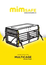 Preview for 1 page of mimsafe MULTICAGE Double Large Assembly Instructions Manual