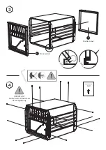 Preview for 4 page of mimsafe MULTICAGE Single Large Assembly Instructions Manual