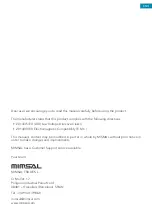 Preview for 2 page of MIMSAL E020412 User Manual