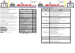 Preview for 8 page of MINARI ENGINE silver shadow F1-AE User Manual