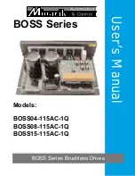 Minarik BOSS Series User Manual preview