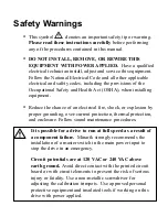 Preview for 3 page of Minarik C1MMXL05-D240AC User Manual