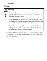 Preview for 16 page of Minarik C1MMXL05-D240AC User Manual