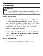 Preview for 20 page of Minarik C1MMXL05-D240AC User Manual