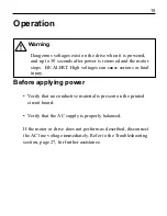 Preview for 23 page of Minarik C1MMXL05-D240AC User Manual