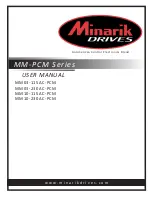 Minarik MM-PCM Series User Manual preview