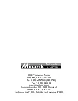 Preview for 56 page of Minarik MM21051C User Manual