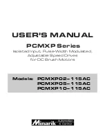 Minarik PCMXP Series User Manual preview