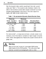 Preview for 20 page of Minarik PCMXP Series User Manual