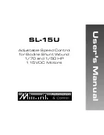 Предварительный просмотр 1 страницы Minarik SL-15U User Manual