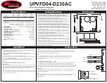 Minarik UPVFD04-D230AC Instructions предпросмотр