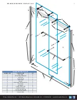 Preview for 2 page of Mincey Marble Manufacturing Arezzo Bypass Barn Door Installation Instructions Manual