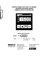 Minco CT15 Series Instructions Manual preview