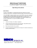 Preview for 1 page of Minco TI108FX1B6C Operating Instructions