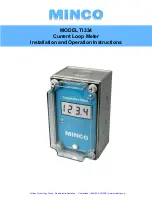 Предварительный просмотр 2 страницы Minco TI334 Installation And Operation Instructions Manual