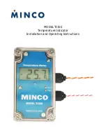 Предварительный просмотр 1 страницы Minco TI350 Installation And Operating Instructions Manual