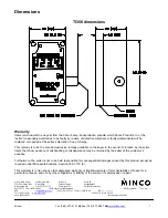 Предварительный просмотр 7 страницы Minco TI350 Installation And Operating Instructions Manual