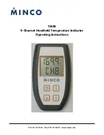 Preview for 1 page of Minco TI408 Operating Instructions Manual