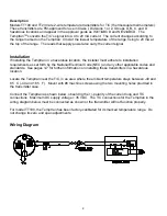 Preview for 2 page of Minco TT190 Installation And Operating Instructions Manual