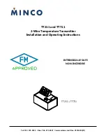 Предварительный просмотр 1 страницы Minco TT211 Installation And Operating Instructions Manual