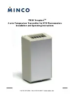 Preview for 1 page of Minco TT859 Installation And Operating Instructions Manual