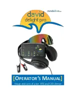 mind alive David Delight Plus Operator'S Manual preview