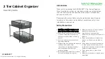 MIND READER HCABASK2T Assembly Manual preview