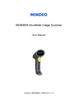 Mindeo MD6000 User Manual предпросмотр