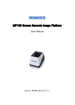 Предварительный просмотр 1 страницы Mindeo MP168 User Manual