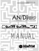 MINDPRINT AN/DI PRO Manual preview