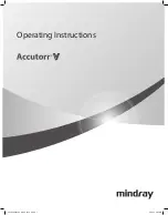 Preview for 2 page of Mindray Accutorr V Operating Instructions Manual