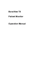 Mindray BeneView T8 Operation Manual preview