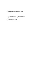 Mindray HyBase 8300 Operator'S Manual preview