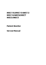 Preview for 1 page of Mindray iMEC10 Service Manual