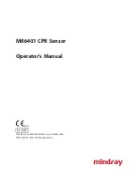 Preview for 1 page of Mindray MR6401 Operator'S Manual