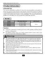 Preview for 4 page of Mindray MR6501 Instructions For Use Manual