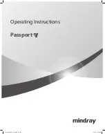 Предварительный просмотр 2 страницы Mindray Passport V Operating Instructions Manual