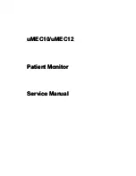 Preview for 1 page of Mindray uMEC10 Service Manual