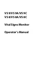 Mindray VS 8A Operator'S Manual preview