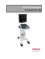 Mindray Zonare ZS3 Instructions For Use Manual preview