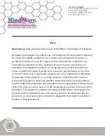 Preview for 2 page of MindWare Technologies 50-2303-01 Product Manual