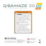 Preview for 32 page of MindWare Q-BA-MAZE 2.0 Colossal Tower Instructions Manual